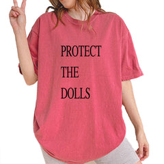 Protect The Dolls Equal Rights Vintage Soft Unisex T-shirt Brick