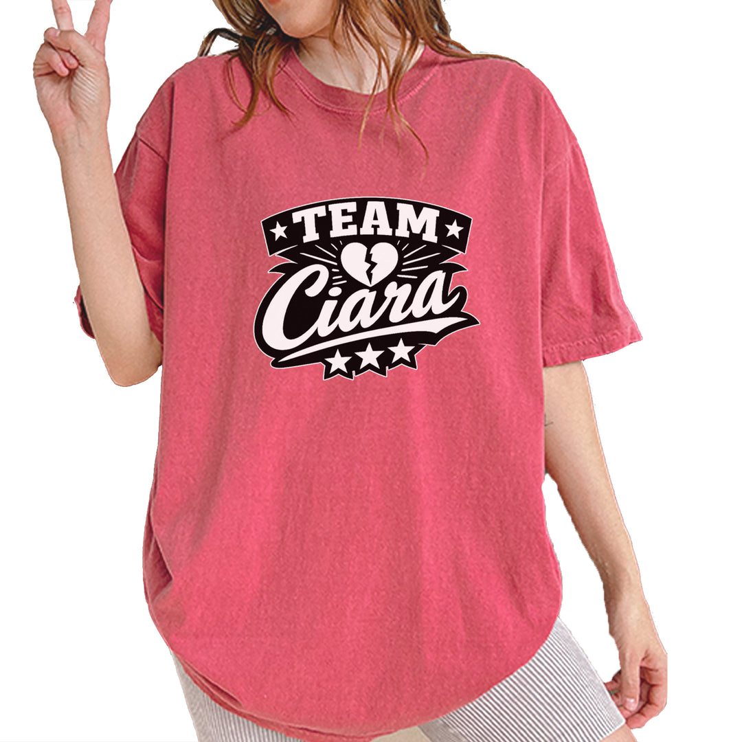 Team Ciara Scamanda Broken Heart Vintage Soft Unisex T-shirt Brick
