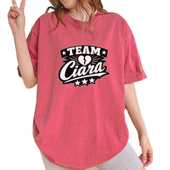 Team Ciara Scamanda Broken Heart Vintage Soft Unisex T-shirt Brick
