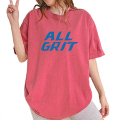 All Grit Detroit Football Vintage Soft Unisex T-shirt Brick