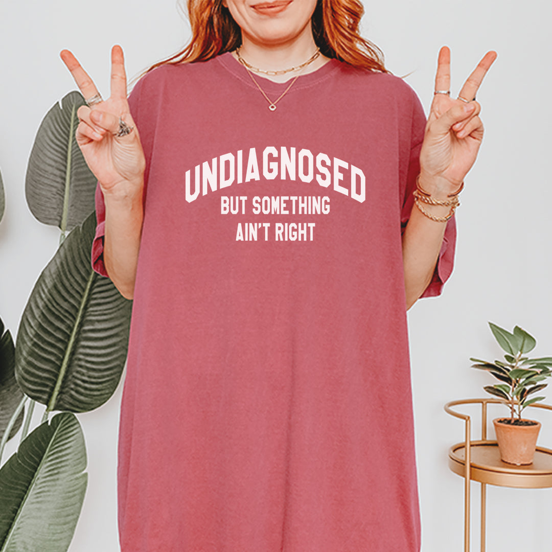 Undiagnosed But Something Ain't Right Vintage Soft Unisex T-shirt 