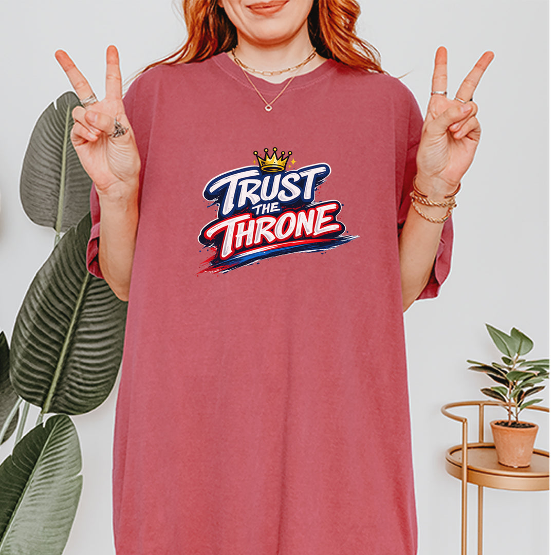 Trust The Throne Crown Philly Hoops Vintage Soft Unisex T-shirt 