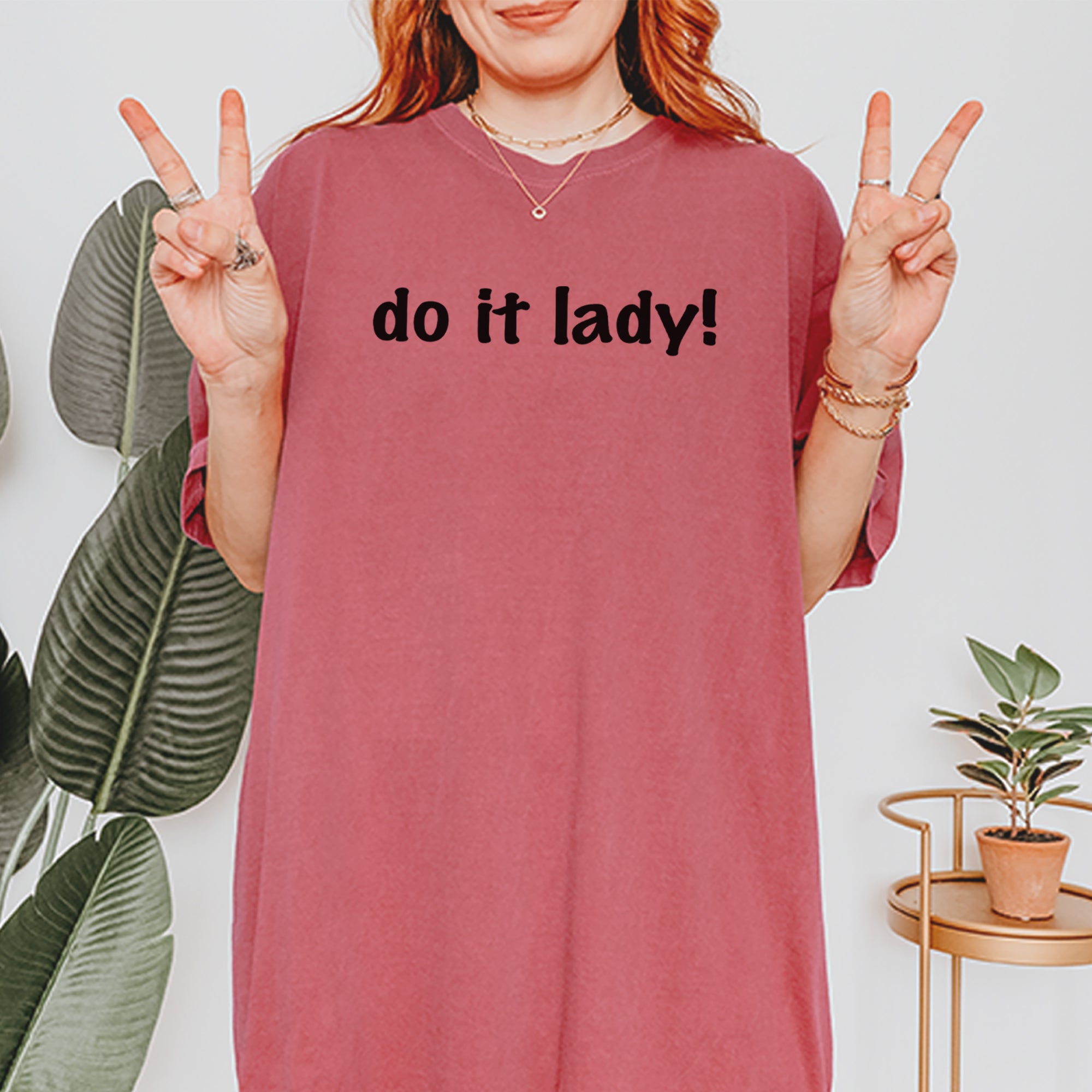 Do It Lady Viral Meme Vintage Soft Unisex T-shirt 