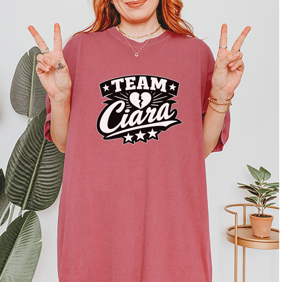 Team Ciara Scamanda Broken Heart Vintage Soft Unisex T-shirt 