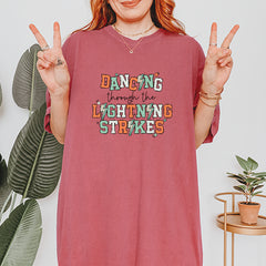 Dancing Through The Lightning Strikes Vintage Soft Unisex T-shirt 