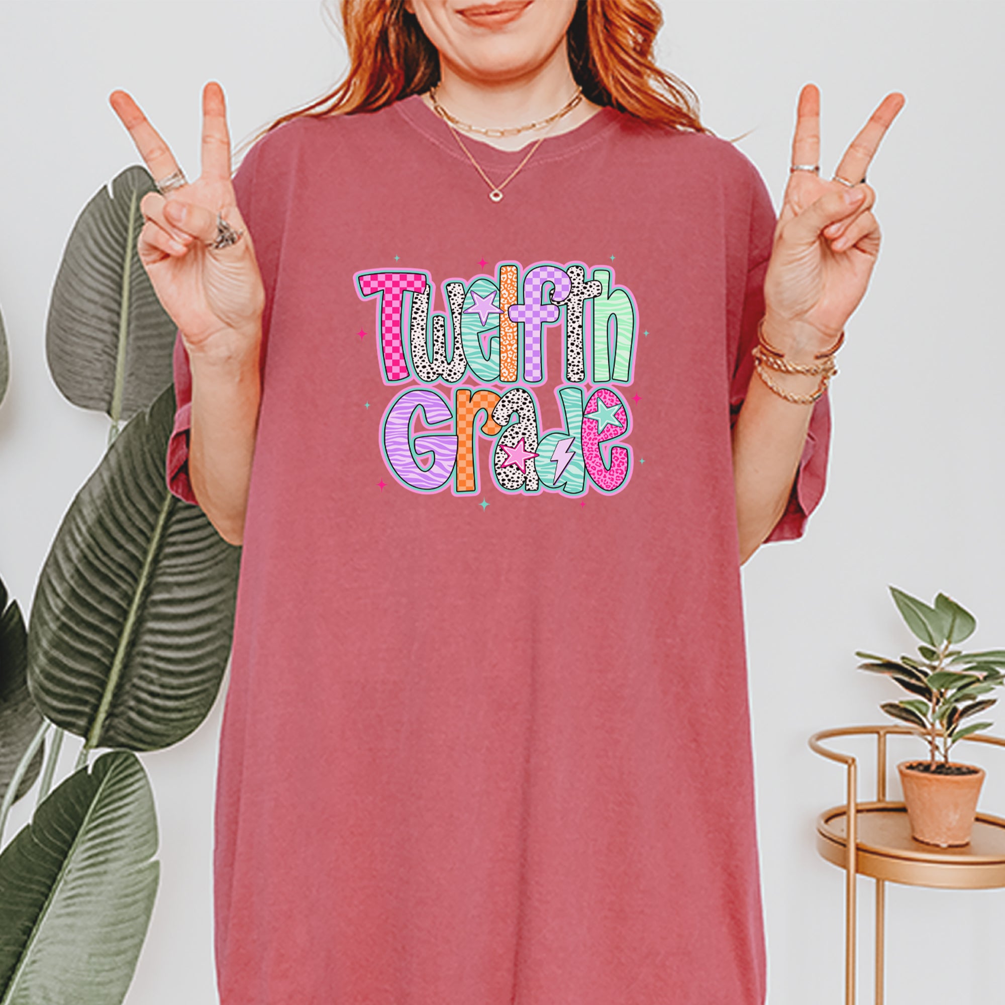 Senior Year Colorful Back to School Vintage Soft Unisex T-shirt 