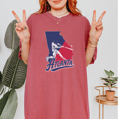 Atlanta Georgia Batter Up Vintage Soft Unisex T-shirt 