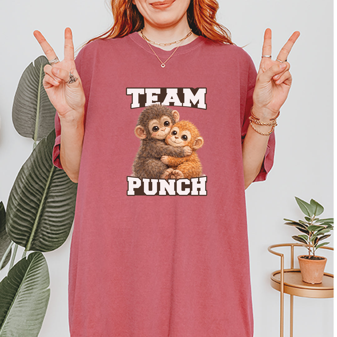 Team Punch Panchi-kun Monkey Vintage Soft Unisex T-shirt 