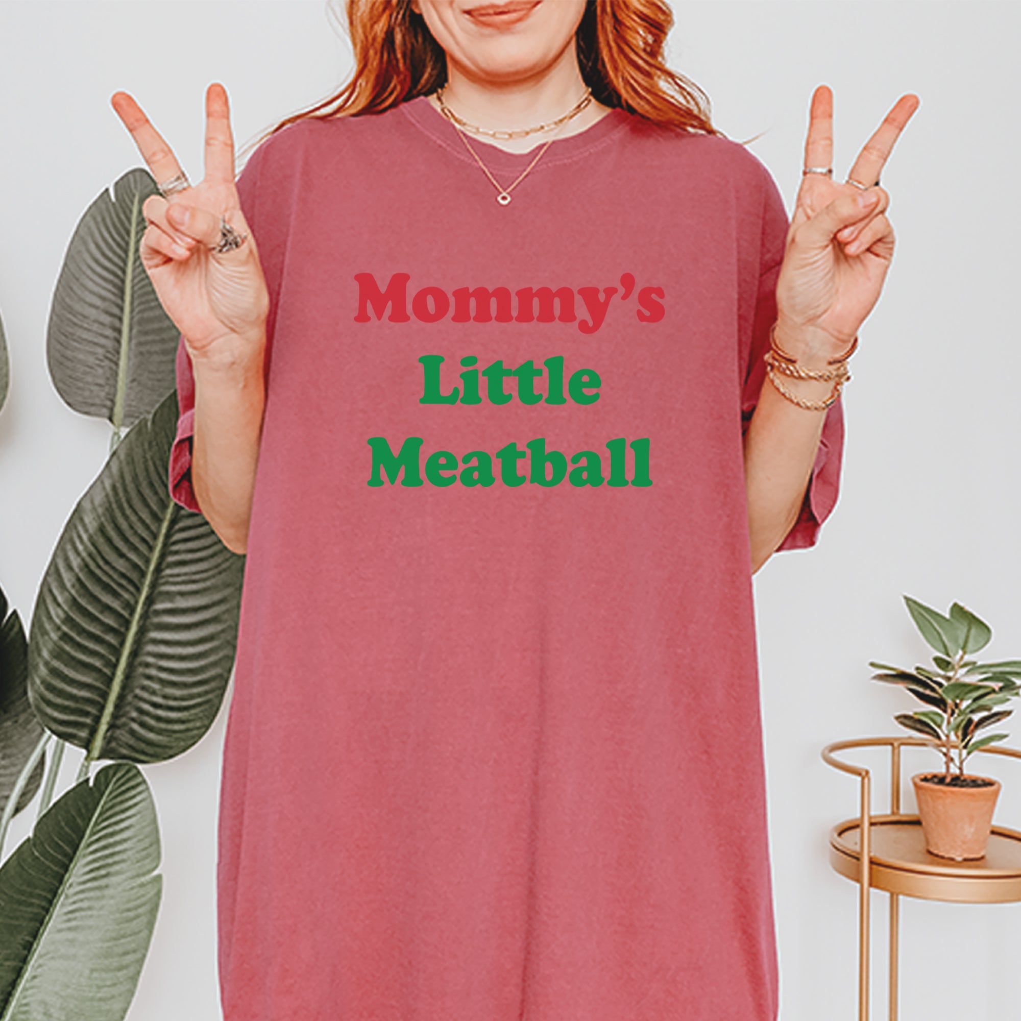 Mommy's Little Meatball Love Island Vintage Soft Unisex T-shirt 