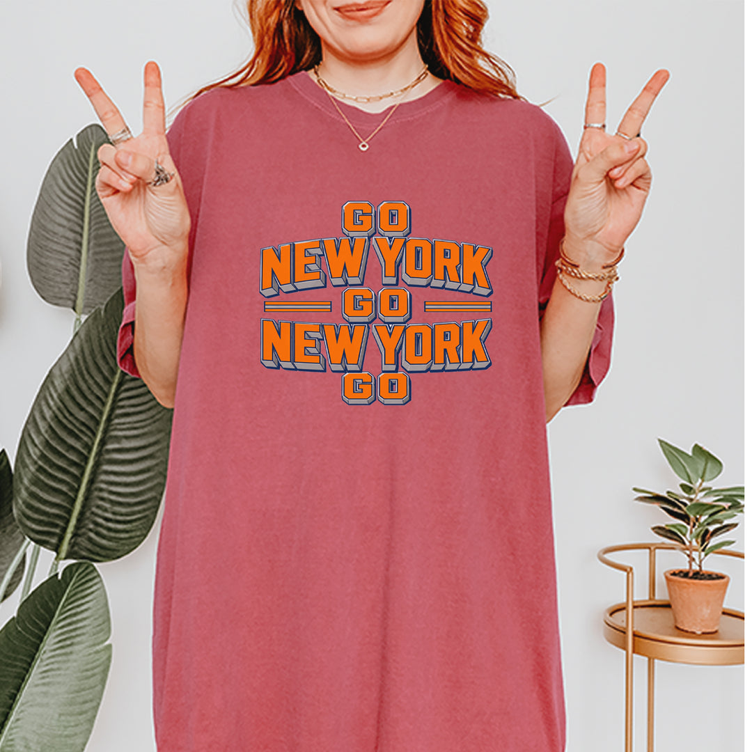 Go New York Go Basketball Vintage Soft Unisex T-shirt 