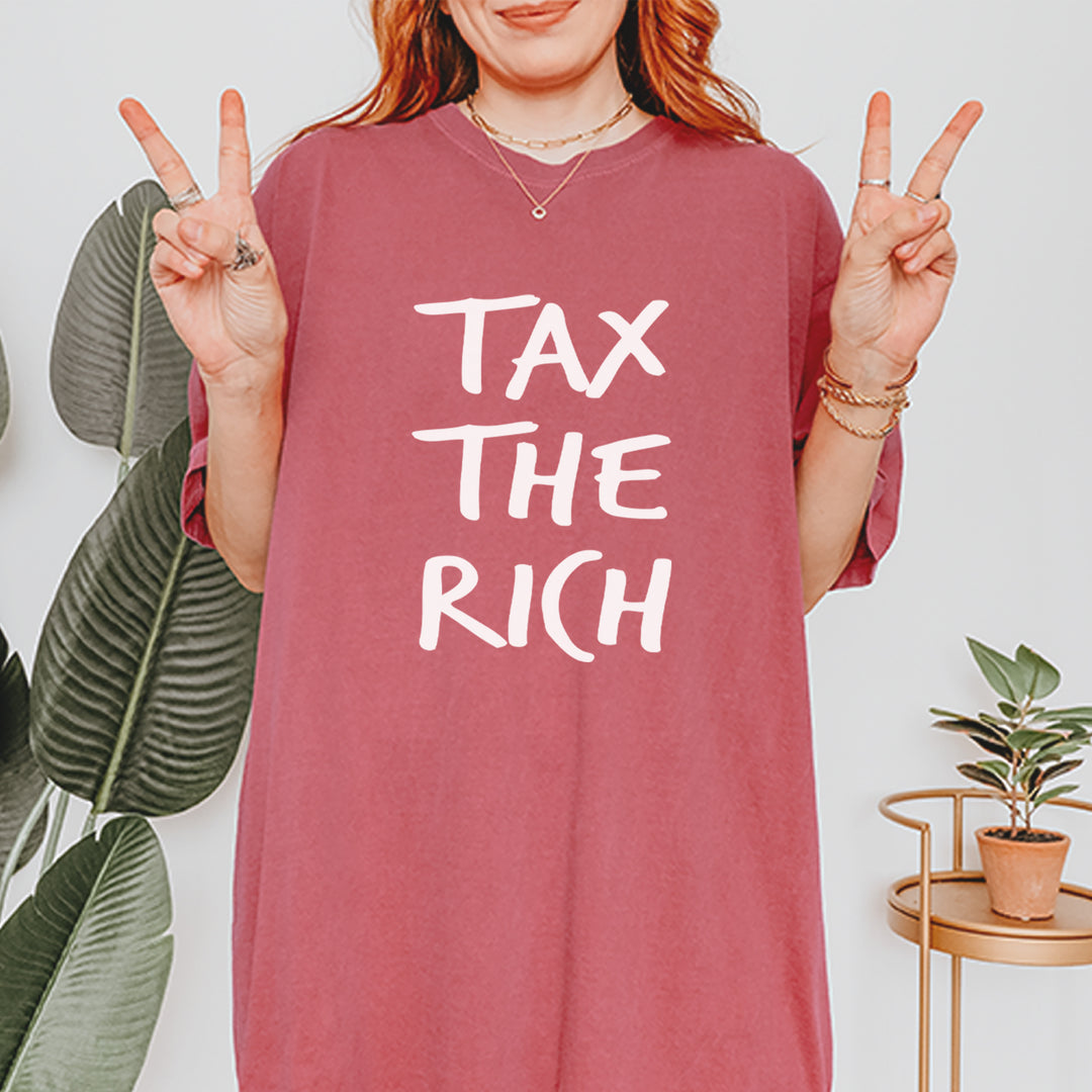 Tax the Rich Protest Wealth Inequality Vintage Soft Unisex T-shirt 