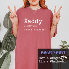 Xaddy Save A Dragon Ride A Wingleader Vintage Soft Unisex T-shirt 