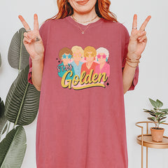 Stay Golden Girls Retro Vintage Soft Unisex T-shirt 