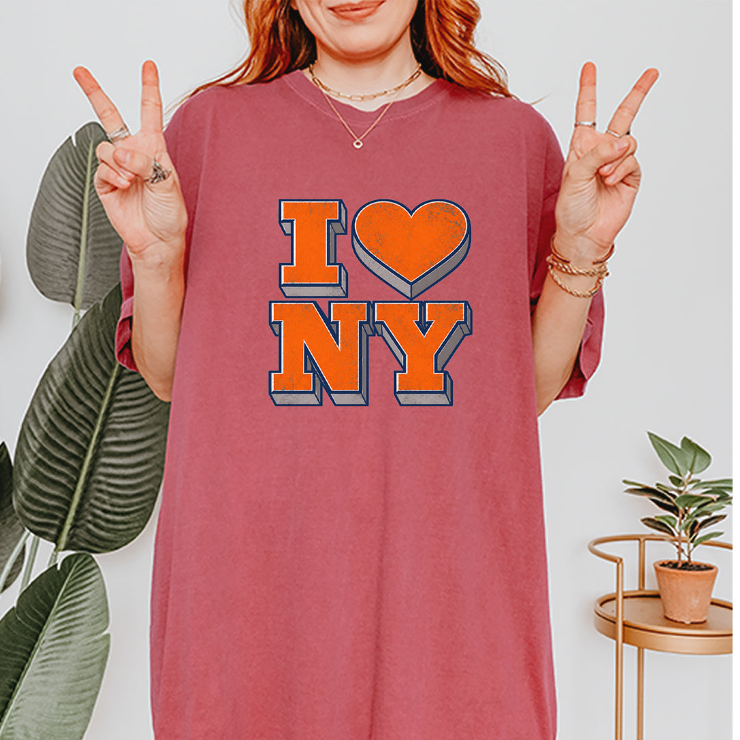 New York City Pride Heart Vintage Soft Unisex T-shirt 