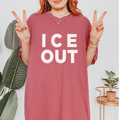 Ice Out Protest Vintage Soft Unisex T-shirt 