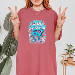 67 Brainrot Meme Slang Vintage Soft Unisex T-shirt 