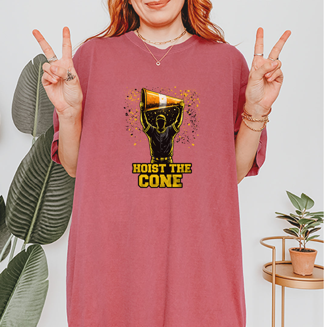 Hoist The Cone Pittsburgh Pride Vintage Soft Unisex T-shirt 