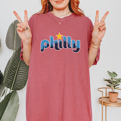 Skyline Philly Philadelphia Vintage Soft Unisex T-shirt 