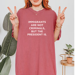 Immigrants Are Not Criminals Vintage Soft Unisex T-shirt 