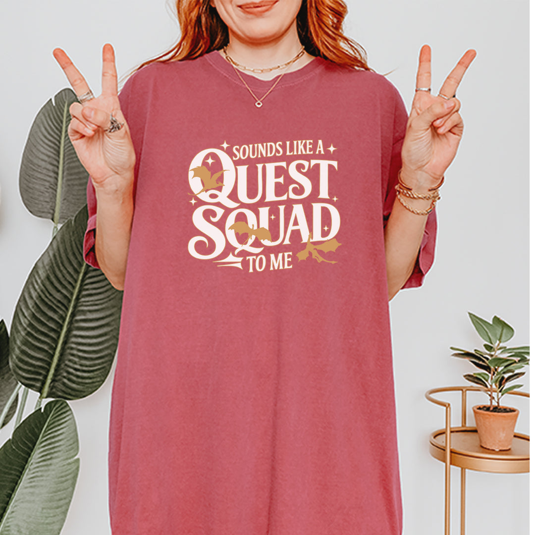 Sounds Like A Quest Squad To Me Empyrean Vintage Soft Unisex T-shirt 