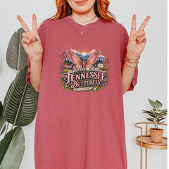 Forever Our Tennessee Butterfly Dolly Vintage Soft Unisex T-shirt 