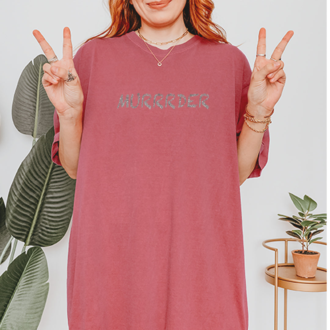 Murrrder Glitter Traitor Vintage Soft Unisex T-shirt 