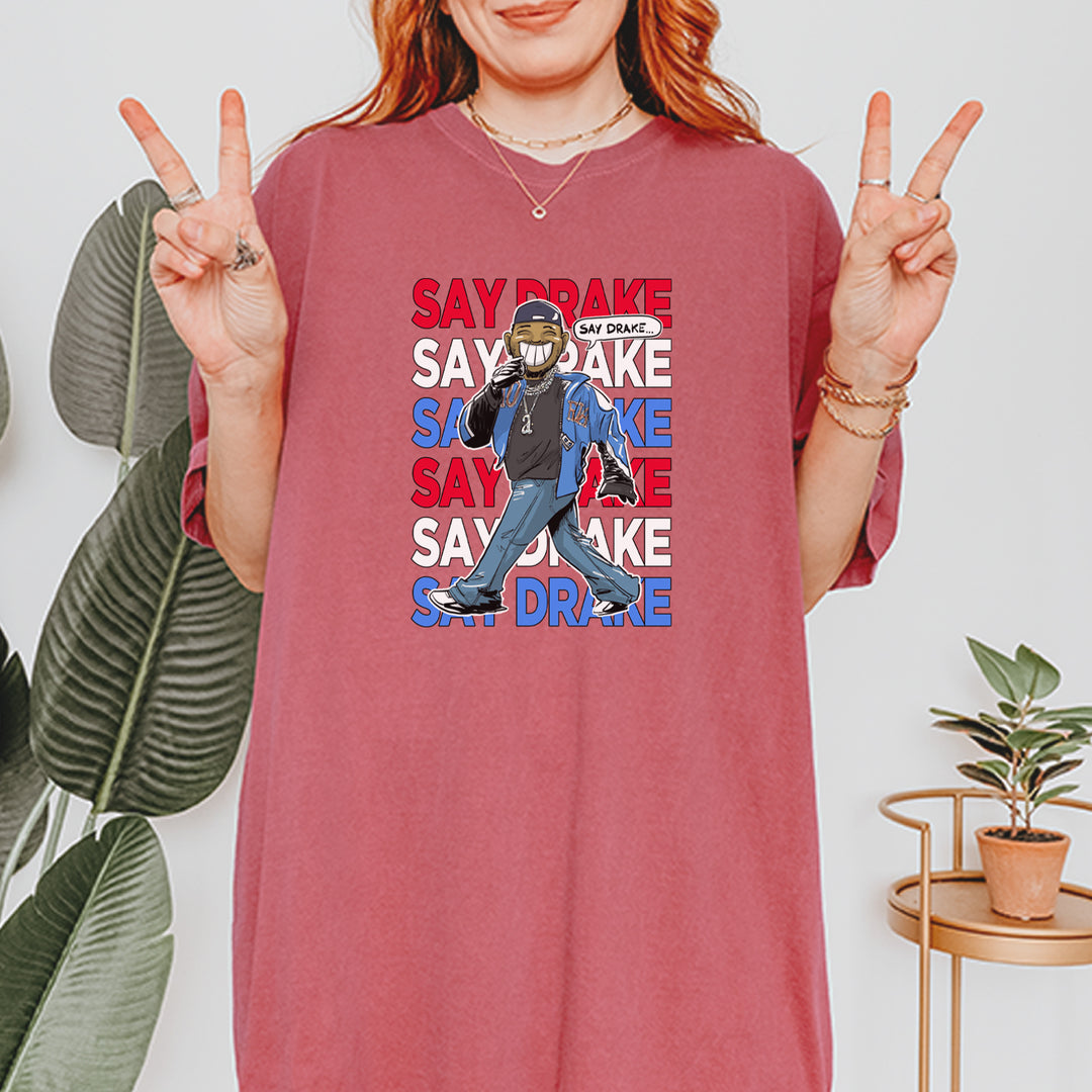 Say Drake Smiling Meme Mustard Vintage Soft Unisex T-shirt 
