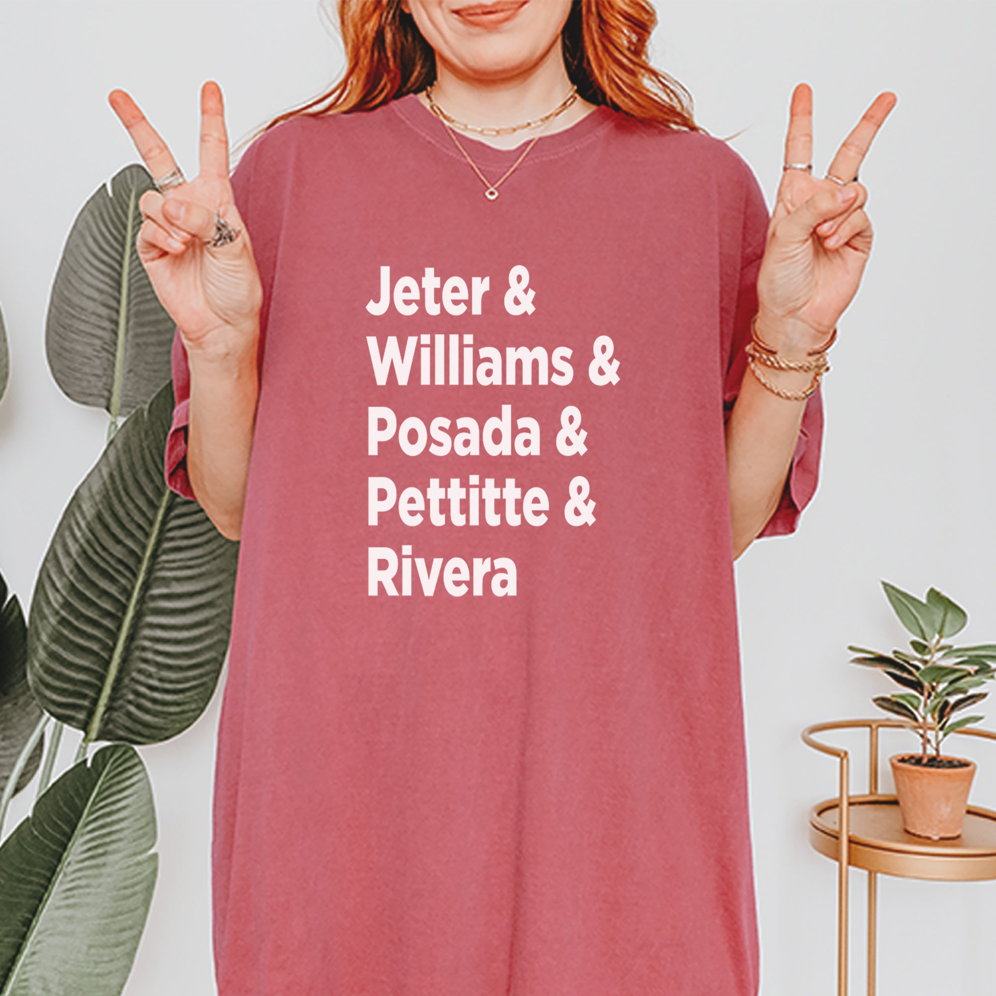 Jeter & Williams & Posada & Pettitte & Rivera Vintage Soft Unisex T-shirt 