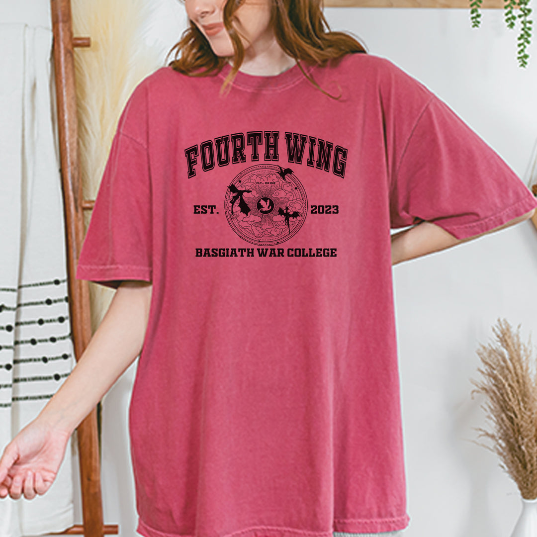 Fourth Wing Basgiath War College Vintage Soft Unisex T-shirt