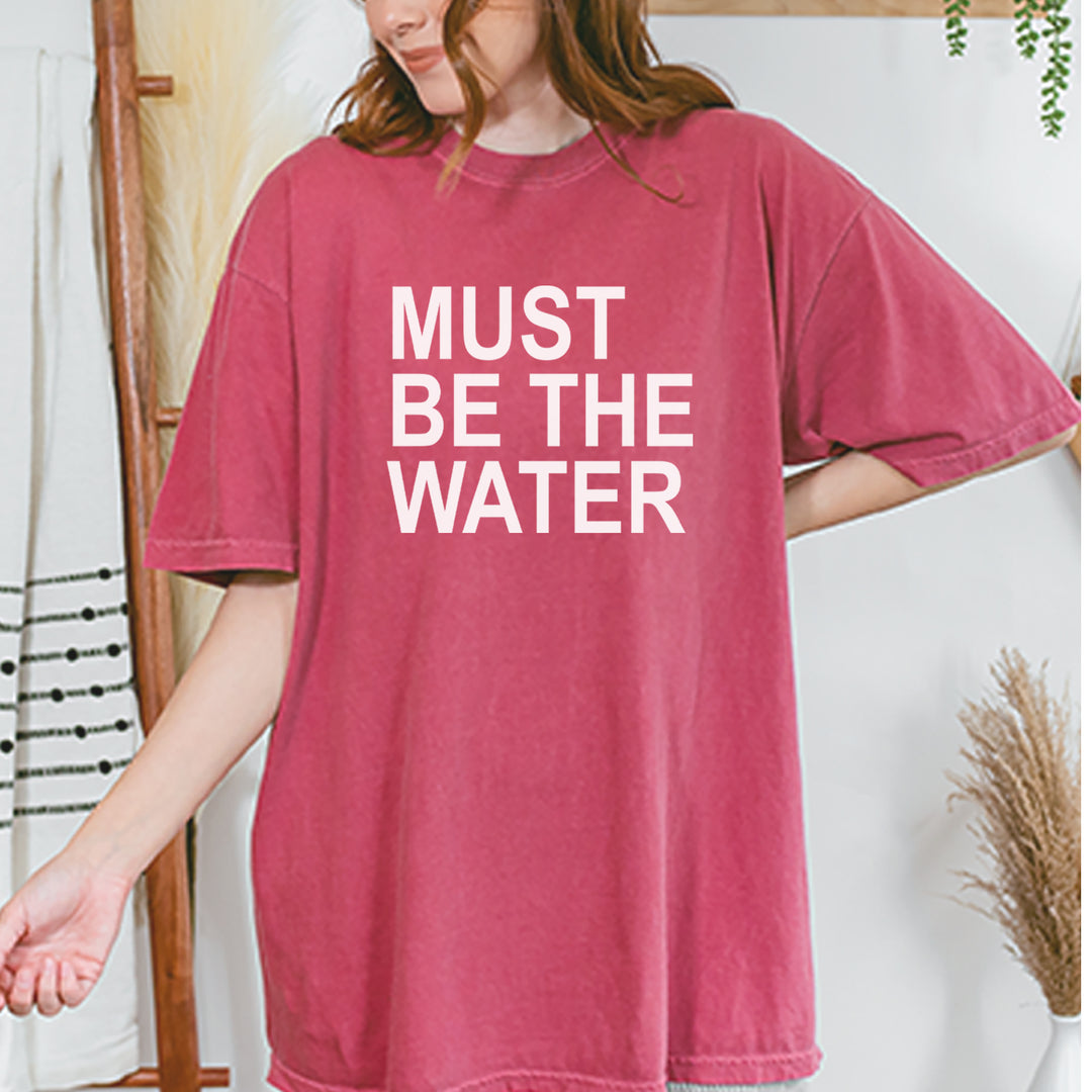 Must Be The Water Funny Racing Meme Vintage Soft Unisex T-shirt 