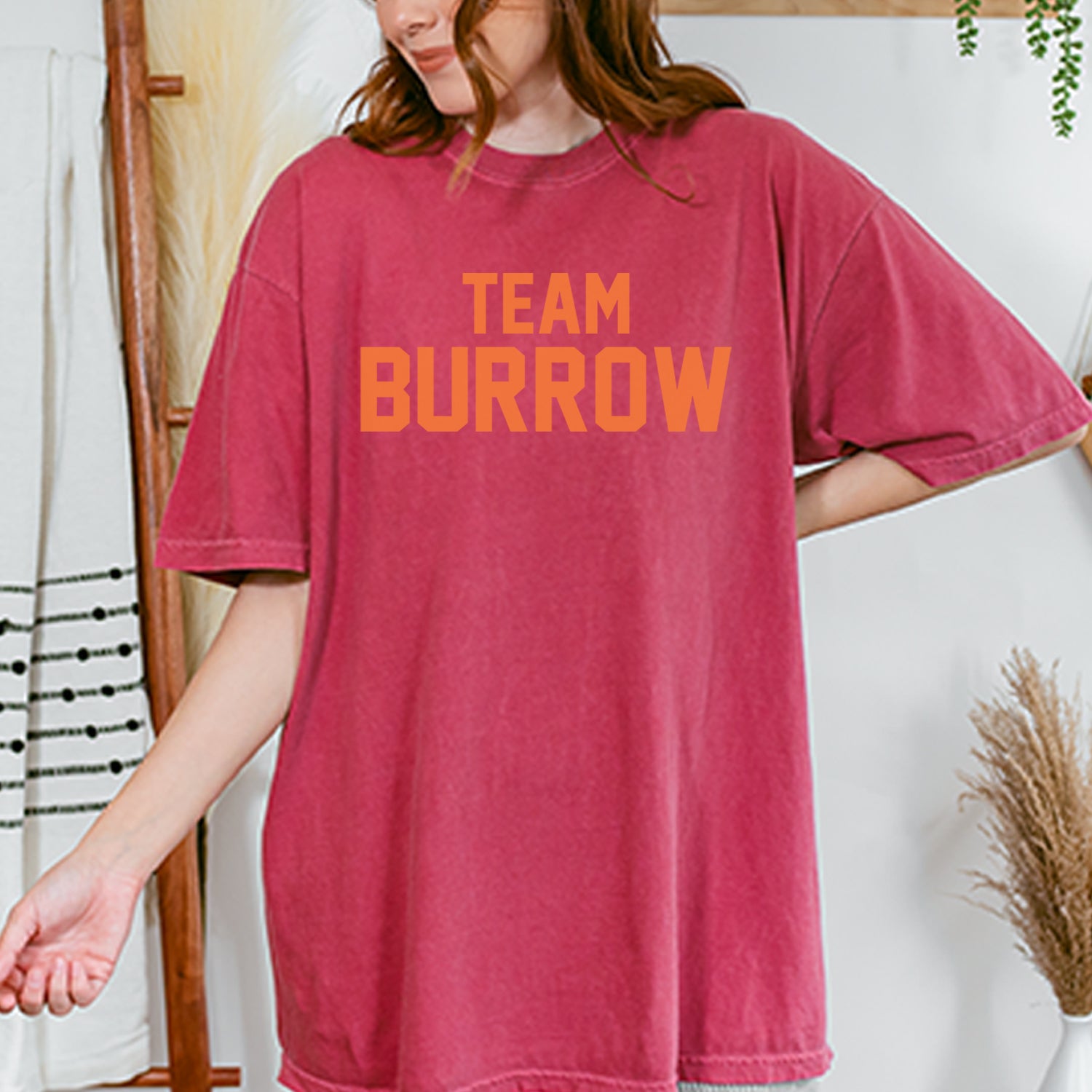 Team Burrow Cincinnati Vintage Soft Unisex T-shirt 