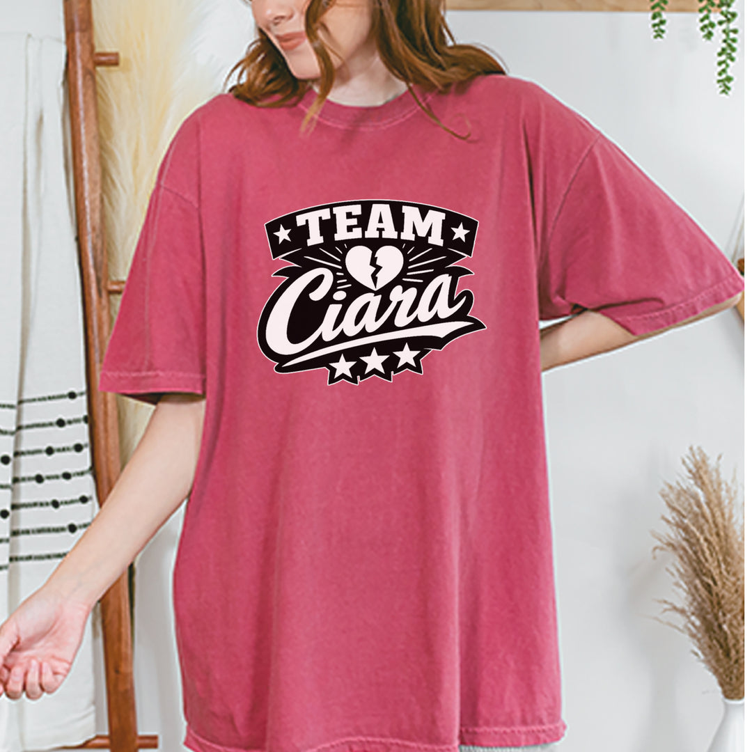 Team Ciara Scamanda Broken Heart Vintage Soft Unisex T-shirt 