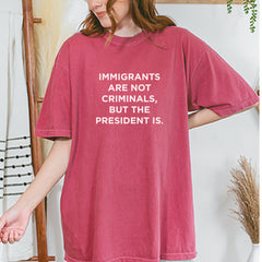 Immigrants Are Not Criminals Vintage Soft Unisex T-shirt 
