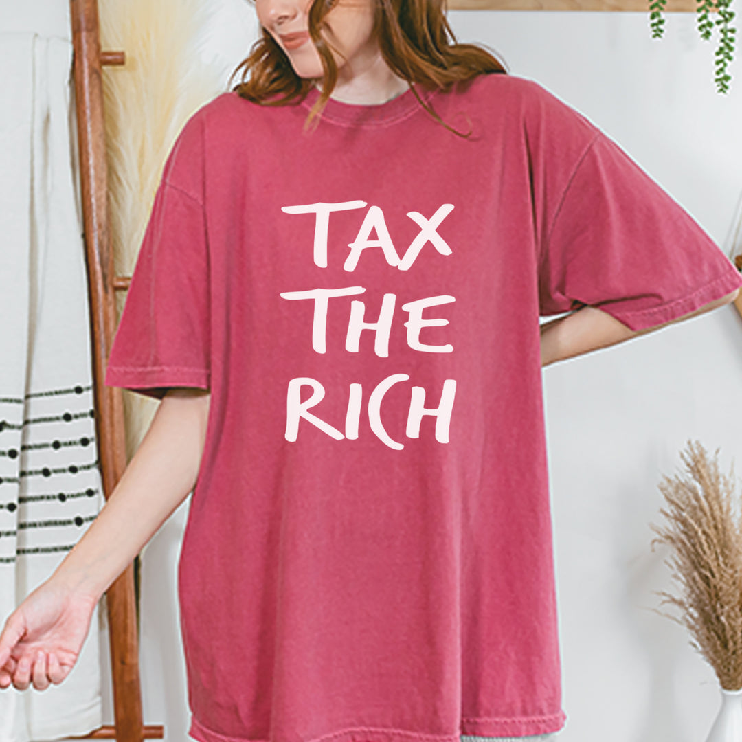 Tax the Rich Protest Wealth Inequality Vintage Soft Unisex T-shirt 