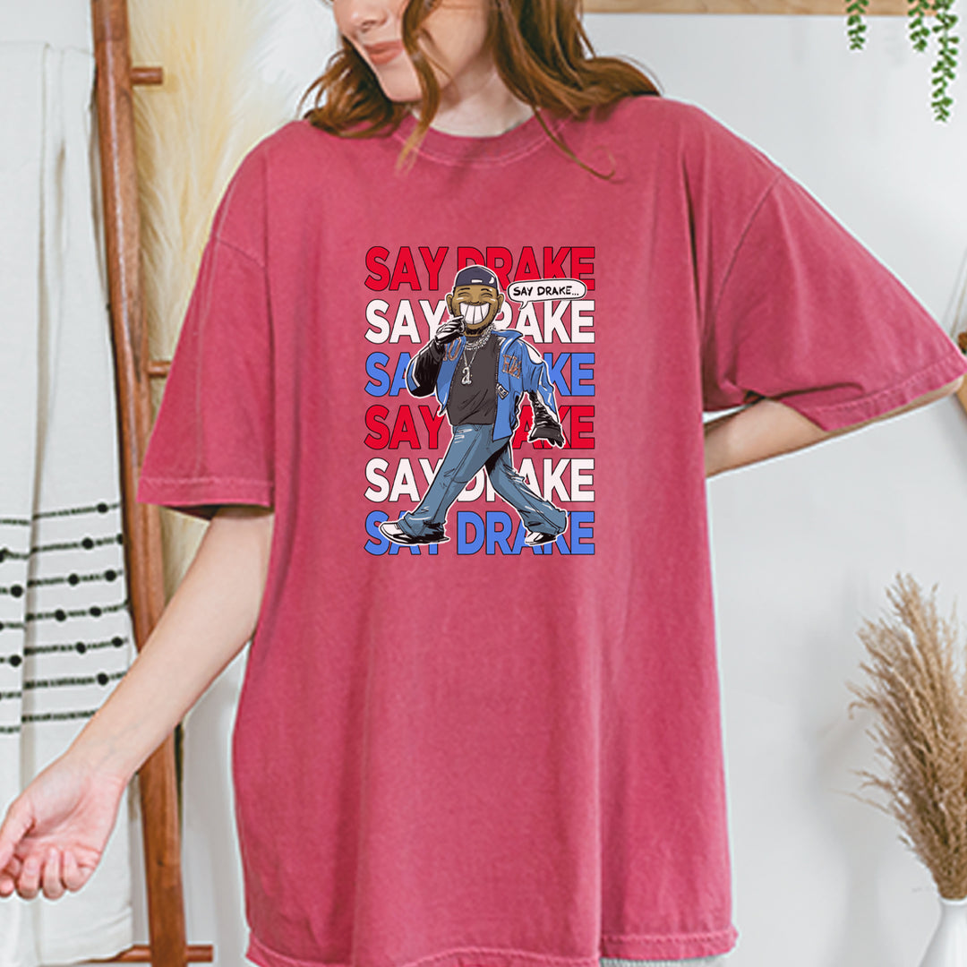 Say Drake Smiling Meme Mustard Vintage Soft Unisex T-shirt 