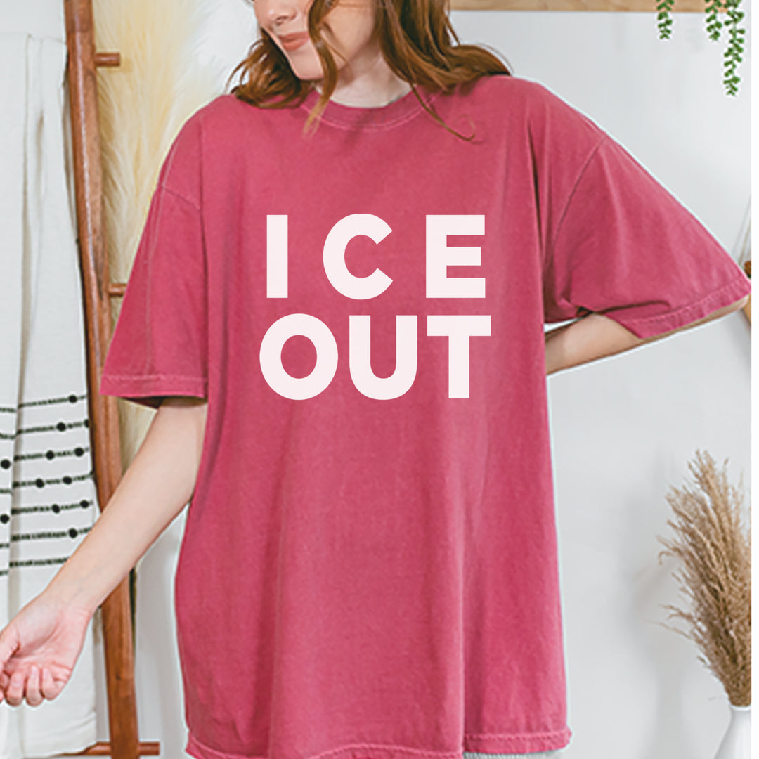 Ice Out Protest Vintage Soft Unisex T-shirt 