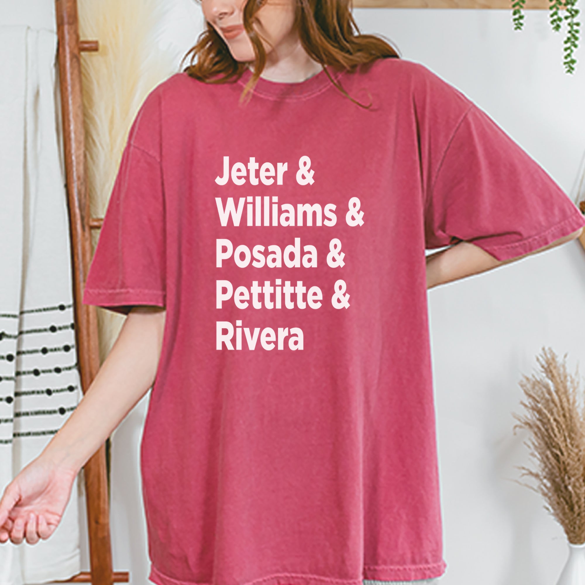 Jeter & Williams & Posada & Pettitte & Rivera Vintage Soft Unisex T-shirt 