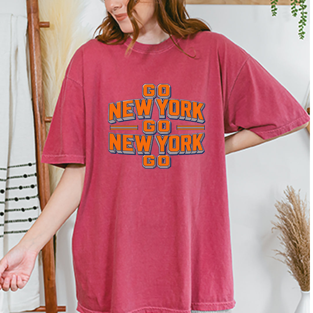 Go New York Go Basketball Vintage Soft Unisex T-shirt 