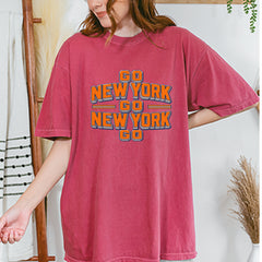 Go New York Go Basketball Vintage Soft Unisex T-shirt 