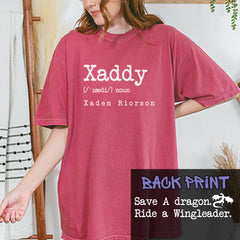 Xaddy Save A Dragon Ride A Wingleader Vintage Soft Unisex T-shirt 