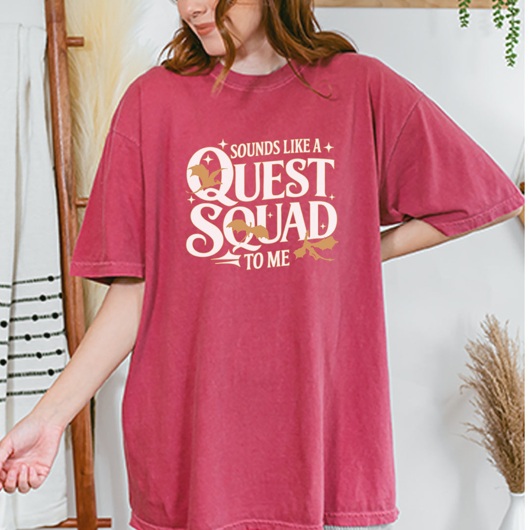 Sounds Like A Quest Squad To Me Empyrean Vintage Soft Unisex T-shirt 