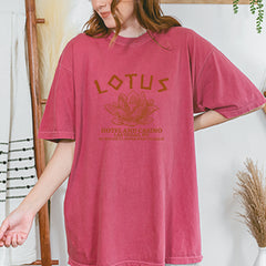 Lotus Hotel and Casino Vintage Soft Unisex T-shirt 