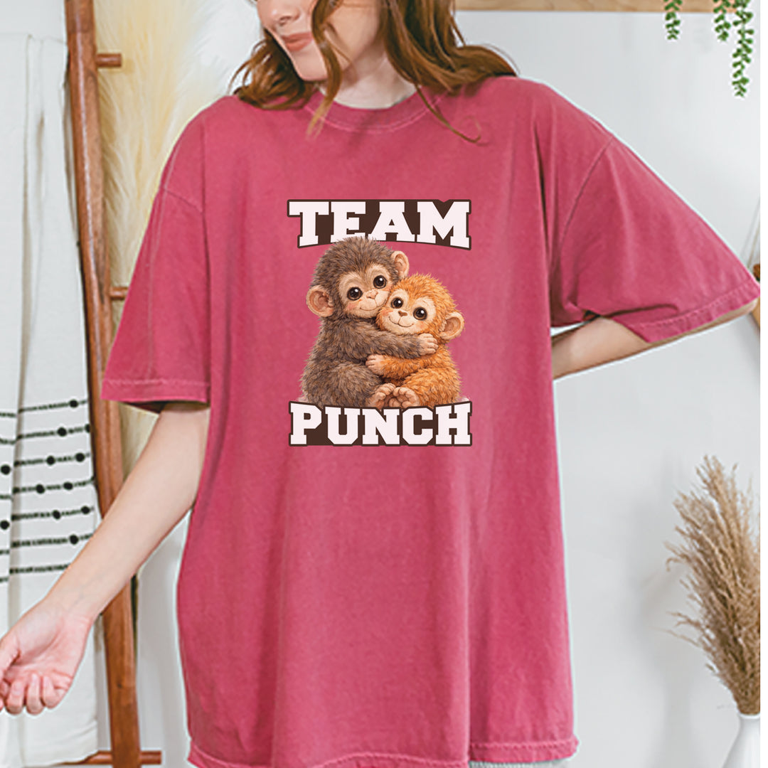 Team Punch Panchi-kun Monkey Vintage Soft Unisex T-shirt 