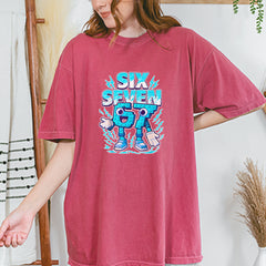 67 Brainrot Meme Slang Vintage Soft Unisex T-shirt 