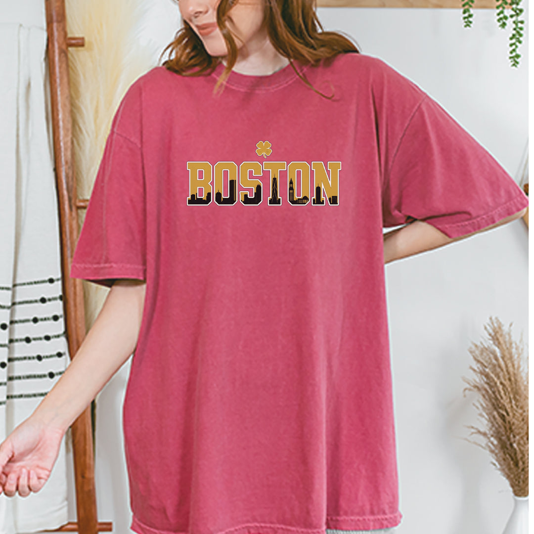 Boston City Pride Irish Vintage Soft Unisex T-shirt 