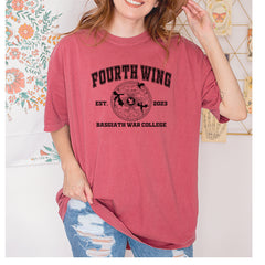 Fourth Wing Basgiath War College Vintage Soft Unisex T-shirt