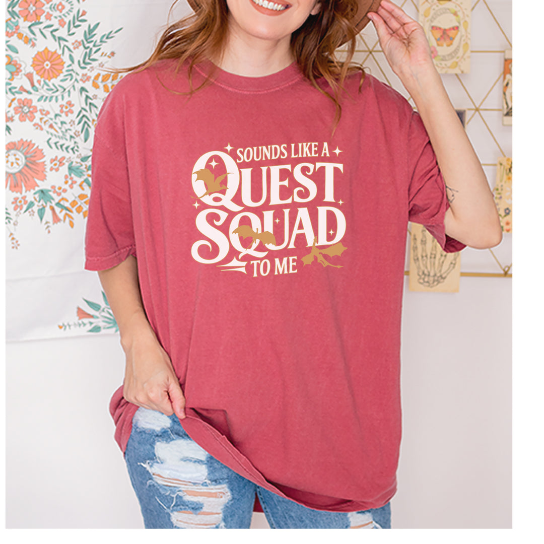 Sounds Like A Quest Squad To Me Empyrean Vintage Soft Unisex T-shirt 