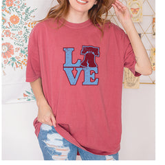 Love Philly Liberty Bell Vintage Soft Unisex T-shirt 