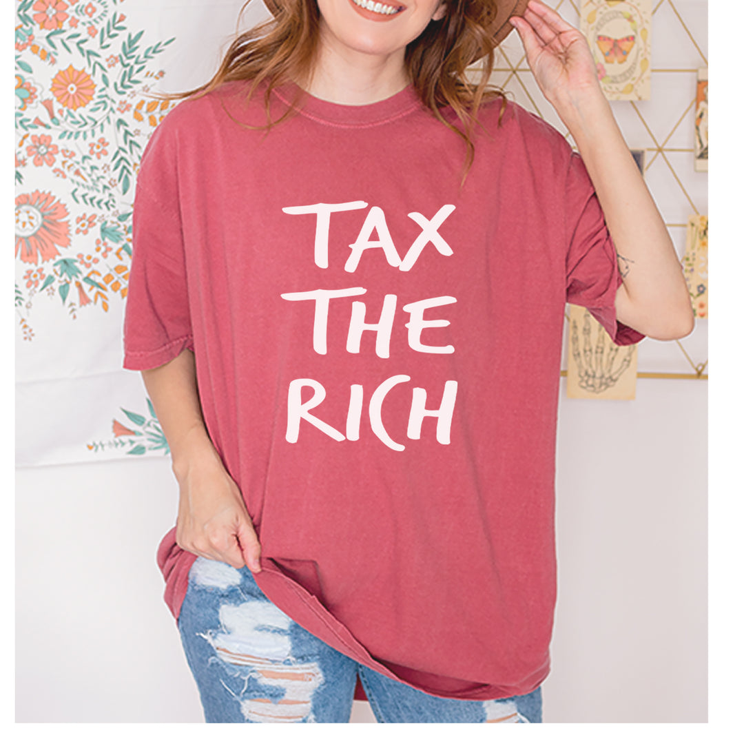 Tax the Rich Protest Wealth Inequality Vintage Soft Unisex T-shirt 