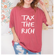 Tax the Rich Protest Wealth Inequality Vintage Soft Unisex T-shirt 